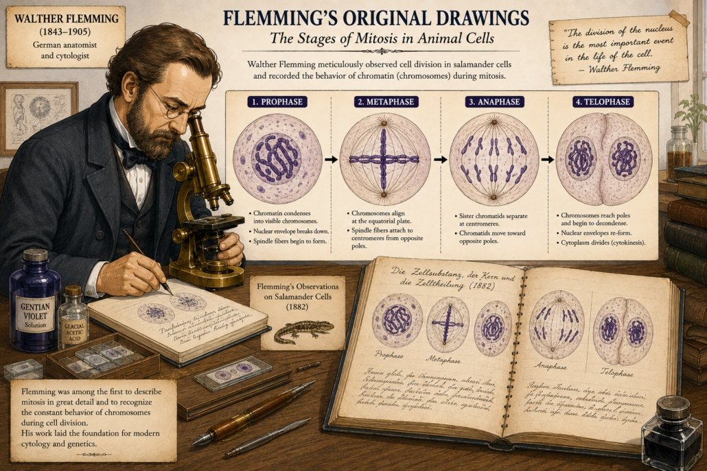 Walther Flemming and the Discovery of Mitosis