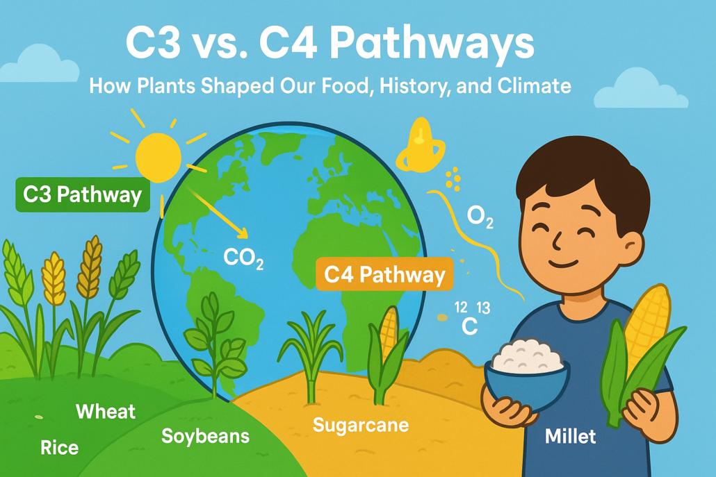 C3 vs C4 pathways @curiosciencequest