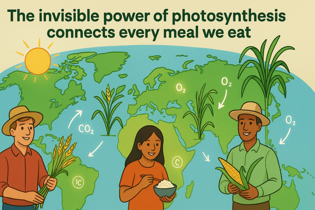 The invisible power of photosynthesis connects every meal we eat @curiosciencequest